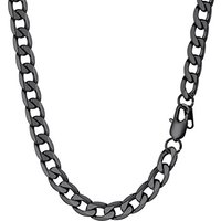 PROSTEEL Mens Cuban Chain Necklace, Curb Link Chains Silver/Gold Plated, 4mm/6mm/9mm/13mm Width, 18"-30" Inches, Hip Hop Jewellery -Send Gift Box 22"(