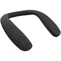QiCheng&LYS Neckband Bluetooth Speaker Companion Speaker Black Wearable Bluetooth Speaker Superb Audio Quality,10H Playtime (908) 908 Black