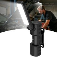 LED Work Light 2000 Lumen, Rechargeable Work Light with Magnetic and Foldable, Inspection Lamp 180° Rotating Stand and Magnetic Torch for Maintenance