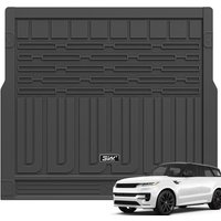 3W Boot Liner Fit for Range Rover Sport 2023 2024 2025 2026 L461, All Weather TPE Dog Friendly TPE Cargo Mats Custom Fit New Range Rover Sport, Waterp