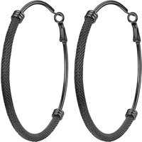 PROSTEEL Hoop Earrings for Women Large Stylish Big Hoops Hypoallergenic 316L Stainless Steel for Women Ladies Gold Plated/Black/Silver 20/30/40/50/60/