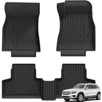 3W Floor Mats Fit for Mercedes Benz GLB 2021-2026, Odorless Thoex⢠Dog Friendly All Weather Premium Car Mat, Waterproof Anti-Slip Easy to Clean Heav