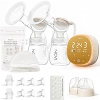 NCVI Double Electric Breast Pump 8132 - Ultra-Quiet and Pain Free Yellow1