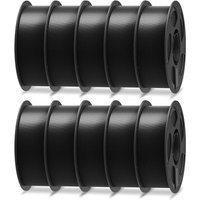 ANYCUBIC PLA+ 3D Printer Filament 1.75mm, High Toughness 3D Printing Filament, Dimensional Accuracy +/- 0.02mm, Print with Most FDM 3D Printers, 10PCS