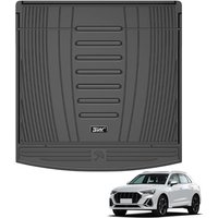 3W Boot Liner Fit for Audi Q3 F3 2019-2024 2025, All Weather Dod Friendly TPE Car Boot Mat, Waterproof anti-Slip easy to clean Heavy Duty Trunk Mat Au
