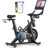 #ad Amazon Merach UK MERACH Exercise Bike with LED Display, Stationary Bike with Exclusive App for Customized Exercise Plans, Quiet Indoor Cycling Bike Exercise Equipment