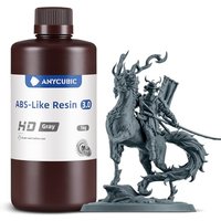 ANYCUBIC ABS Like Resin 3.0, 405nm UV Fast-curing Photopolymer Resin with Excellent Strength and Resilience, High Precision, Low Odor 3D Printer Resin