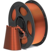 ANYCUBIC Silk PLA Filament 1.75mm, 3D Printer Filament, Dimensional Accuracy +/- 0.02mm, 1KG Spool, Dimensional Accuracy +/- 0.03 mm,Copper