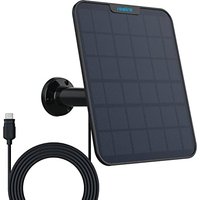 Reolink 6W Solar Panel Power Supply for Security Camera Outdoor Wireless Like Argus Eco, Argus PT, Argus 3 Pro, Go Plus/PT etc, 360° Adjustable Mount