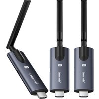 Lemorele Wireless HDMI Transmitter and Receiver, Support Wireless Receiving APP TuTuPlay 5G 656ft 1080P HD,for Streaming Video&Audio to HDTV/Projector