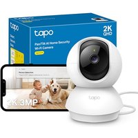 Tapo C210 2K 3MP Pan/Tilt Indoor House Security Camera, WiFi Camera, No Monthly Fee, AI Detection, Baby Camera Monitor, Pet Camera, Dog Camera, 360°