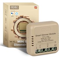 MOES Smart WiFi LED Dimmer Switch Module, Mini Design, Supports App Voice Alexa Google Home Remote Control, Dual Switch Networking, Timer, Control Sha