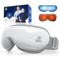 Bob and Brad EyeOasis 3 - Eye Massager with Heat and Cooling for Migraines, Electric Sleep Eye Mask with Music for Puffy & Dry Eyes, Dark Circles, Eye