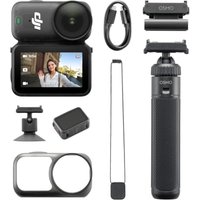 DJI Osmo Nano On-the-Go Combo (128GB) - Small 4K/60fps Vlogging Camera With a 1/1.3ⳠSensor, 143° Wide FOV Video, 200-Min Recording, Mini Extension