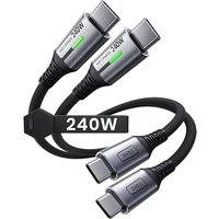 INIU B0DHJQLGPB 0.3M+0.3M mit LED-Licht Black