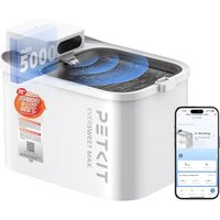 PETKIT Wireless Cat Water Fountain, EVERSWEET MAX 2, Heat-Resistant Material for Hot Water Cleaning and Dishwasher-safe, Battery Operated Cat Fountain
