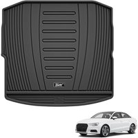 3W Boot Liner Fit for Audi A3 Third 8V 2015-2020, All Weather Dog Friendly TPE Car Boot Mat, Waterproof Anti-slip Easy to Clean Heavy Duty Trunk Mat A