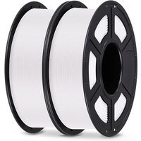 ANYCUBIC PLA Filament 1.75mm, 3D Printer Filament, Intelligent Identification, Dimensional Accuracy +/- 0.02mm, 2 Pack 1KG Spool, White+White 2kg 2*1k
