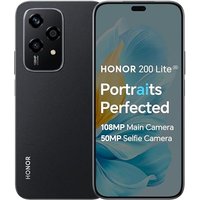 HONOR 200 Lite, Unlocked Mobile Phones, 5G Smartphone, 8GB+256GB, 6,7â Anti-Drop AMOLED Display, 108MP Triple Rear Camera, 50MP Front Camera, Dual S