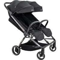 Jovikids Ayla Twins One-Hand Fold Travel Stroller, Lightweight Compact Pram & Pushchair from Birth to 4 Years, All-Terrain Wheels with Rain Cover & Fo