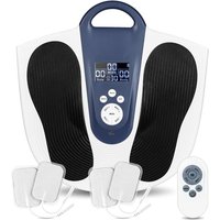 New Circulation Machine, Foot Massage Machine with 20 Modes & 99 Intensity Levels for Custom Comfort, Heated Vibration + Portable Rechargeable Design