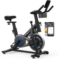 #ad Amazon Merach UK MERACH Exercise Bike with LED Display, Stationary Bike with Exclusive App for Customized Exercise Plans, Quiet Indoor Cycling Bike Exercise Equipment