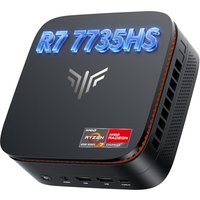 NiPoGi Hyper H1 Mini Gaming PC AMD Ryzen7 7735HS(Îeat 6800,8C/16T, Max 4.75GHz), Mini Computer Windows 11 Pro 16GB DDR5+512GB 5500MHz M.2SSD, Mini Pc