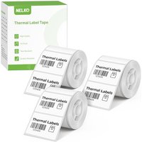 Thermal Labels for Nelko PM220 Label Maker, 1.57'' x 1.18'' (40x30mm) Waterproof Sticker, Multi-Purpose Tape, 3 Rolls of 230 Self-Adhesive Thermal Pap