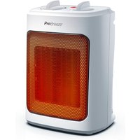 Pro Breeze 2000W Mini Ceramic Fan Heater - 3 Heat Settings & Fan Only Mode with Built-in Overheat and Tip Over Protection, Electric Heater for Home, O