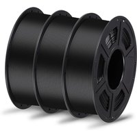 ANYCUBIC PETG Filament 1.75mm, 3D Printer Filament, Dimensional Accuracy +/- 0.02mm, Exceptional Toughness, Print with Most FDM 3D Printers,Black 3kg
