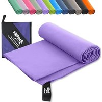 HiiPeak Large Microfibre Towel (180x90cm) Compact Camping Beach Towel - Quick Dry Lightweight Absorbent Sports Gym Yoga Swimming Hiking Drying Towel f