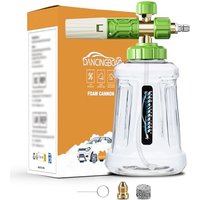 DANCINGBOAR Foam Cannon Compatible with 1/4 Quick Connect Pressure Washer, 1L Adjustable Snow Foam Lance Soap Dispenser with New Generation Adjustable