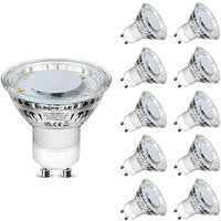 Lepro GU10 LED Bulbs, Warm White 2700K, 4W 325lm, 50W Halogen Spotlight Equivalent, Energy Saving GU10 LED Light Bulbs, 100° Wide Beam, Non-dimmable,