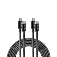 Anker 333 USB C to USB C Charger Cable (3m/10ft 100W, 2-Pack), USB 2.0 Long Cable Fast Charging Cable for MacBook Pro, iPhone 17/16/15, iPad Pro, Sams
