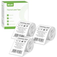 Nelko PM220 Thermal Labels, 2'' x 3.15'' (50x80mm) Waterproof Multi-Purpose Sticker Tape, 3 Roll of 100 White Self-Adhesive Thermal Paper 300