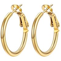 PROSTEEL Hoop Earrings for Women Large Hypoallergenic Lightweight 2MM Thin Big Hoops for Women Ladies 20/30/40/50/60/70/80/90/100MM - With Gift Box Go