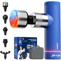 BOB AND BRAD A7 Pro Massage Gun with Heat and Cold Therapy, 11mm Amplitude Mini Massage Gun Deep Tissue Portable, 3200 RPM Professional Quiet Muscle M