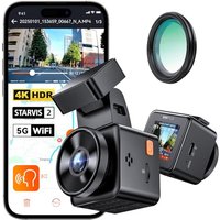 VANTRUE E1 Pro 4K HDR Car Dash Cam Front Sony STARVIS 2, 5G WiFi Dashcam & Free CPL,GPS Voice Control, 24H Parking Mode, Car Camera Dash Cam Night Vis