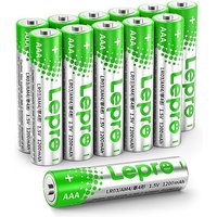 Lepro AAA Alkaline Batteries 12 Pack, 1200mAh Triple A Battery with Anti-Leakage Technology, High Capacity, Long Lasting Power, 1.5 Volt LR03 MN2400 A