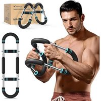 MERACH Adjustable Twister Arm Trainer, 60 - 110 lbs Chest Expander with 3 Resistance, Detachable Upper Body Strength for Chest Biceps Forearms Strengt