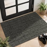COSY HOMEER Nonslip Door Mat for Indoor, Absorbent Dirt Trapper Front Entryway Door Mat, 100% Polyester Welcome Entrance Mat Rug Modern Style, 50 x 80