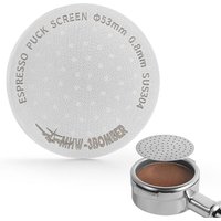 MHW-3BOMBER 54mm Puck Screen, Espresso Metal Coffee Filter Reusable Espresso Filters for 53.35mm/54mm Portafilter Basket 0.8mm Thickness, Coffee Acces