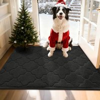 COSY HOMEER Front Door Mat 80x120 CM, Dirt Trapper Floor Mat, Polyester Welcome Door Mat for Kitchen Room Office Entryway Doors, Absorbent Non-Slip Lo
