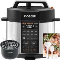 COSORI Electric Pressure Multi Cooker 5.7L, Recipe Book, 9-in-1, Steamer, Rice & Slow Cooker, Sauté Pan, Yoghurt & Cake Maker, Sous vide, Stock Pot,
