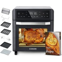 Cosori Air Fryer Oven,12L Large Capacity with 1800W Powerful Dual Heating,11-in-1 Rotisserie Air Fryer,Convection Fan for Fast Cooking,30-Recipe Cookb