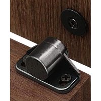 Door Magnetic Catch, 2 Pack Cupboard Door Magnets Strong Magnetic Catch Black Heavy Duty Magnetic Door Catch for Kitchen Cupboard, Wardrobe, Bathroom