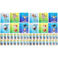 THE TWIDDLERS 144 Mini Colouring Books and 36 Boxes of Crayons for Kids (4 Per Box, 144 Crayons Total) - Perfect Small Colouring Book Party Bag Filler