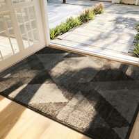 COSY HOMEER Dirt Trapper Door Mat for Indoor 50 x 80 cm, Dirt Trapper Front Door Mat, Polyester Welcome Mat Entrance Rug, Absorbent Non-Slip Indoor Do