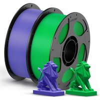ANYCUBIC PETG Filament 1.75mm, 3D Printer Filament, Dimensional Accuracy +/- 0.02mm, Exceptional Toughness, Print with FDM 3D Printers, 2 Pack 1KG Reu
