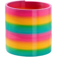 THE TWIDDLERS Giant Magic Rainbow Spring, 15cm / 6" - Perfect for Children & Kids Birthday Party Favours, Huge Sensory Game, Giant Slinky Toy